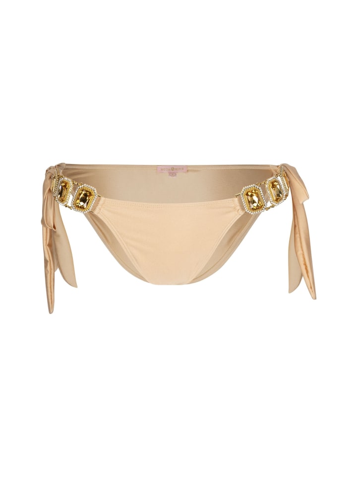 Moda Minx Bikini Hose Boujee Seitlich Gebunden In Champagne G Nstig Kaufen Limango