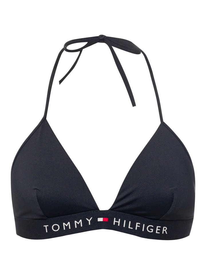 Tommy Hilfiger Bikini Oberteil TRIANGLE FIXED FOAM In Desert Sky