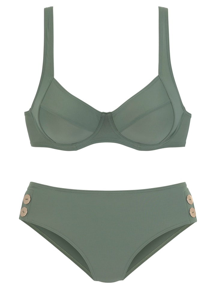 Vivance B Gel Bikini In Oliv G Nstig Kaufen Limango