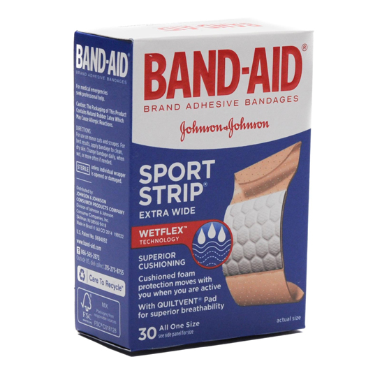 BandAid Brand Sport Strip MFASCO Health & Safety