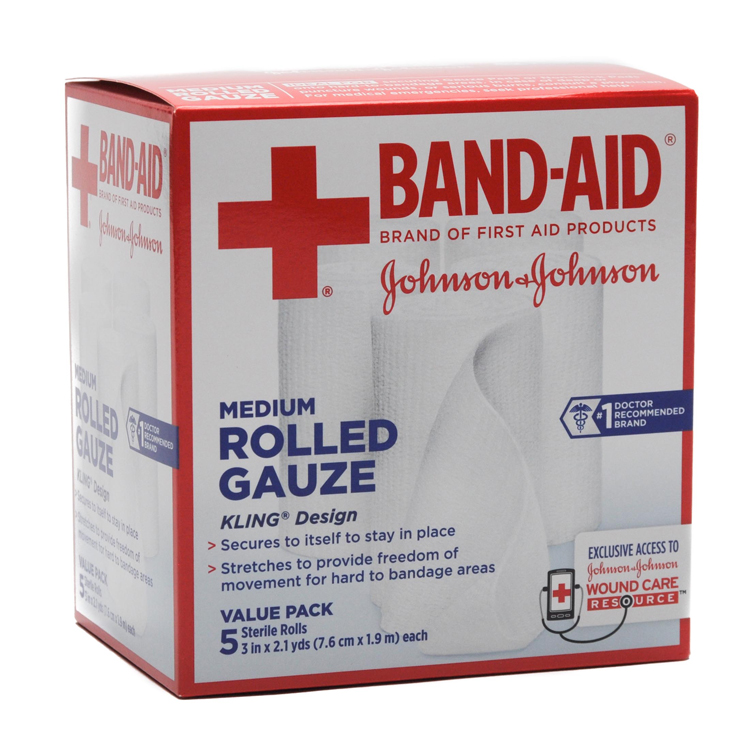 Gauze Rolls J&J Kling Sterile MFASCO Health & Safety