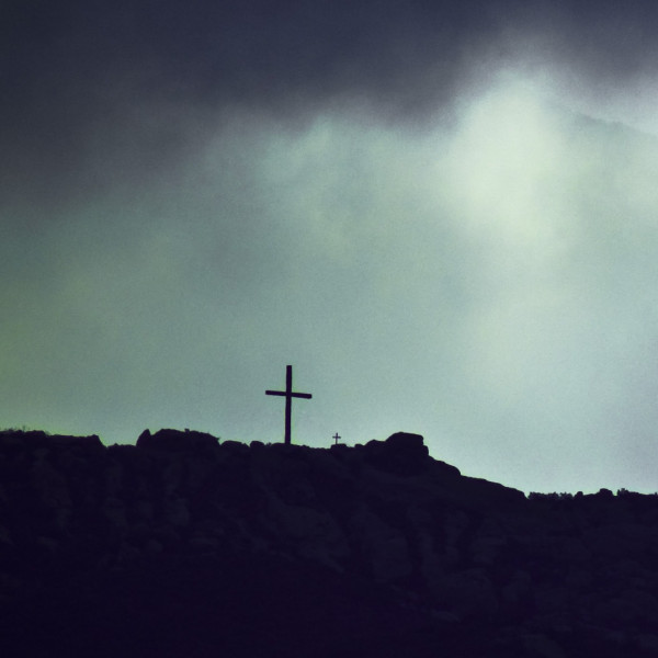 Cross on hill