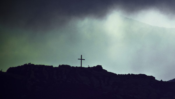 Cross on hill