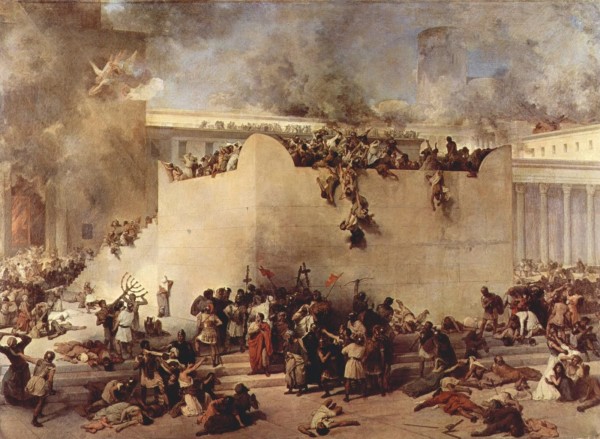 Francesco hayez the destruction of the temple of jerusalem 1867