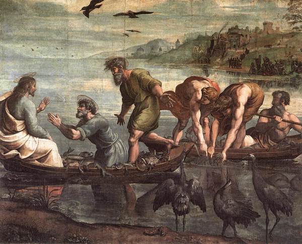 V a raphael the miraculous draught of fishes 1515