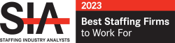 SIA Best Staffing Firms to Work For 2023
