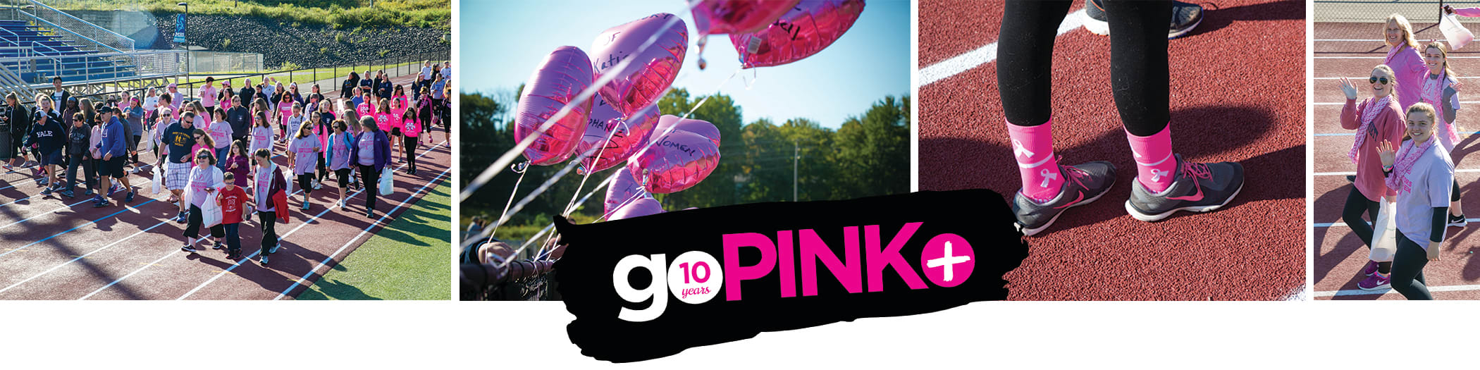 Donate - goPINK Logo + Collage