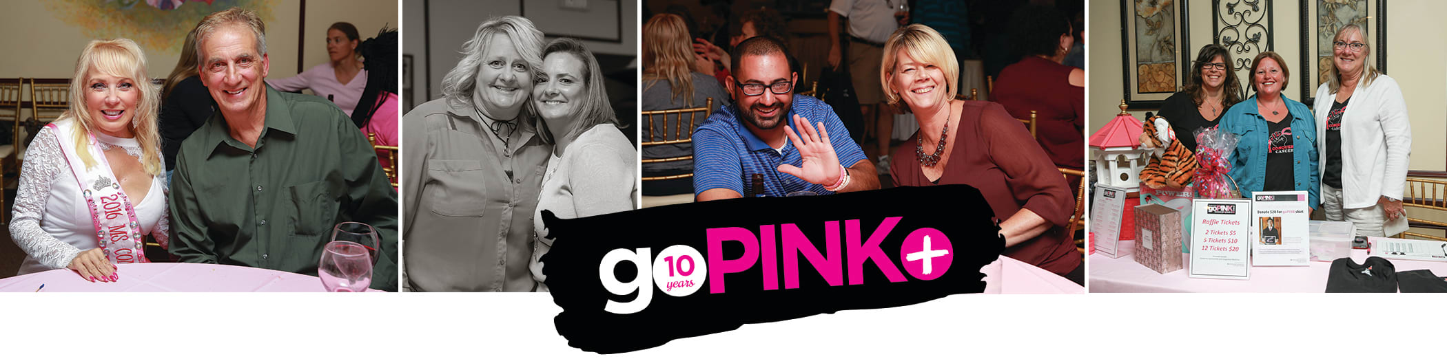 Donate - goPINK 2019 Party Tickets - Header Collage