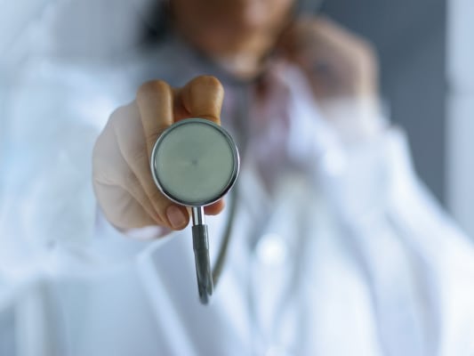 Physician with a Stethoscope