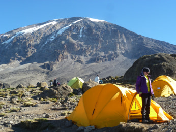 Zeltcamp im Shira II-Camp