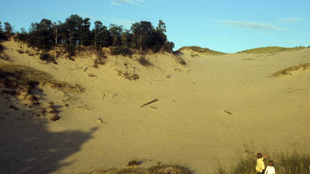 Sand dunes at Hoffmaster State Park Sand dunes at Hoffmaster State Park