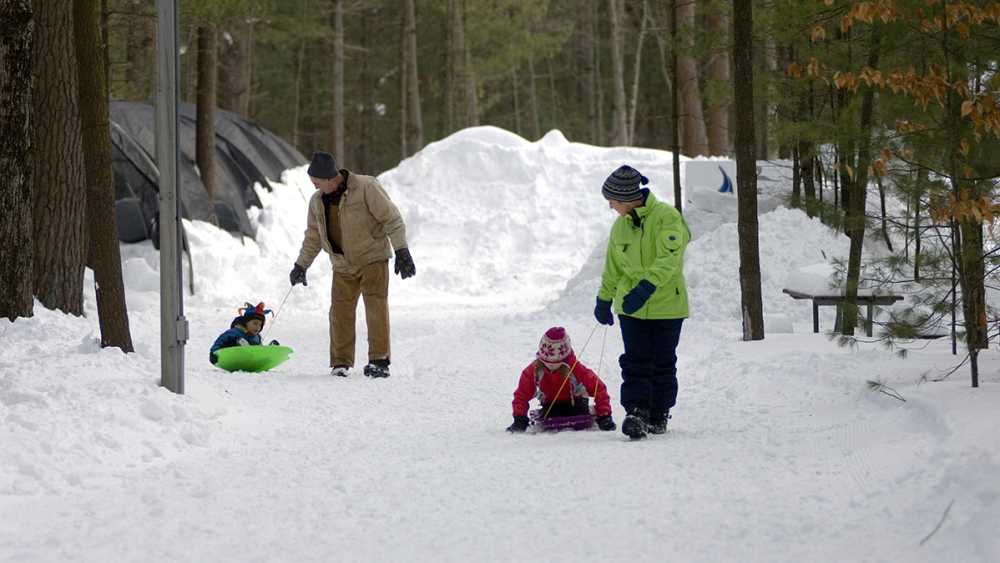 Winter fun at Muskegon State Park Winter fun at Muskegon State Park