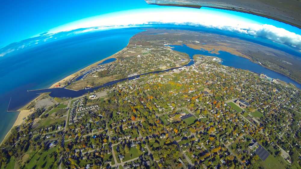 Fall color in Manistee Fall color in Manistee