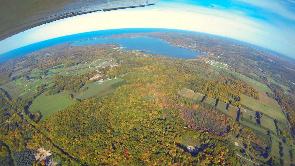 Fall color near Portage Lake Fall color near Portage Lake