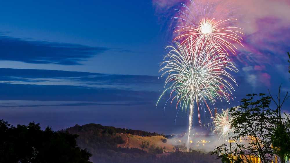 Grand Haven Fireworks - Photo credit: Bob Peskorse Grand Haven Fireworks - Photo credit: Bob Peskorse