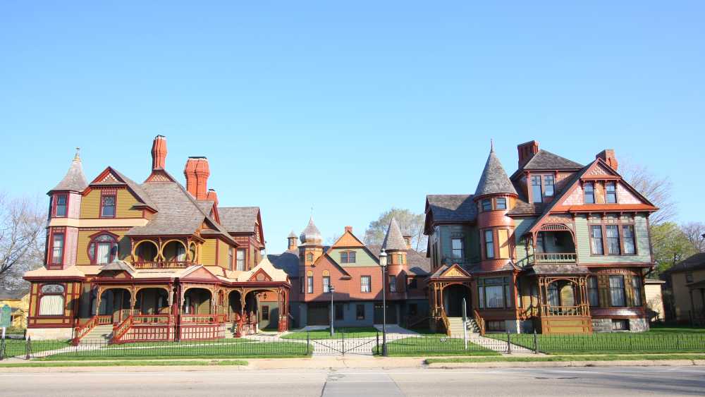 An overview of the Hackley & Hume Historic Site. seen from Clay Avenue. An overview of the Hackley & Hume Historic Site. seen from Clay Avenue.