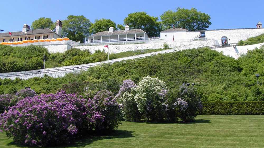 Marquette Park on Mackinac Island Marquette Park on Mackinac Island