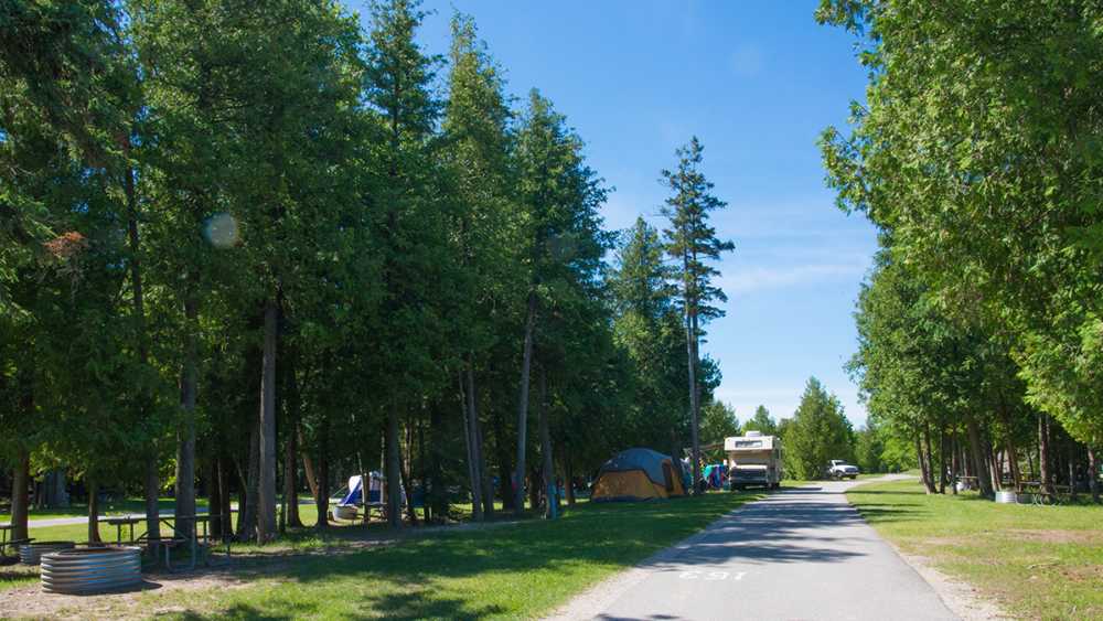 Straits State Park campground Straits State Park campground