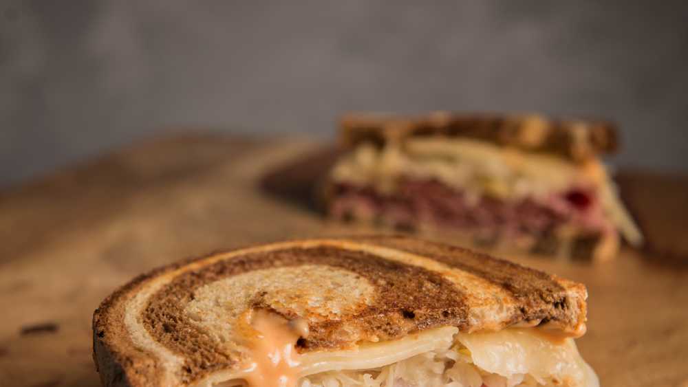 Reuben Sandwich at GT Pie Reuben Sandwich at GT Pie
