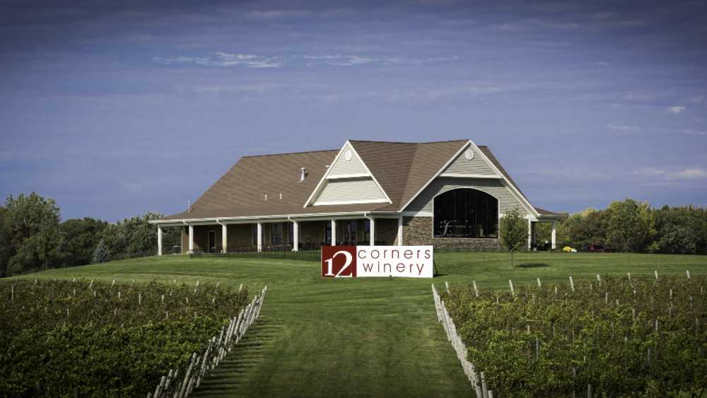 Vineyard view of tasting room. Also seen from I 94 and 96. Vineyard view of tasting room. Also seen from I 94 and 96.