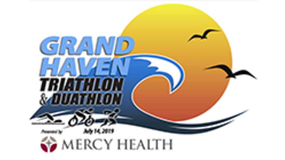 DNR, PRD, Grand Haven Triathlon Logo DNR, PRD, Grand Haven Triathlon Logo