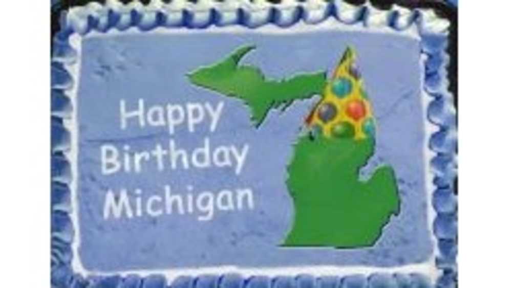 Happy birthday Michigan cake Happy birthday Michigan cake