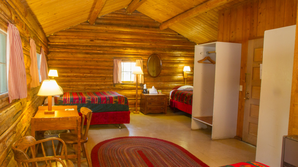 Colter Bay Village Log Cabins Moran Travel Wyoming. That's WY