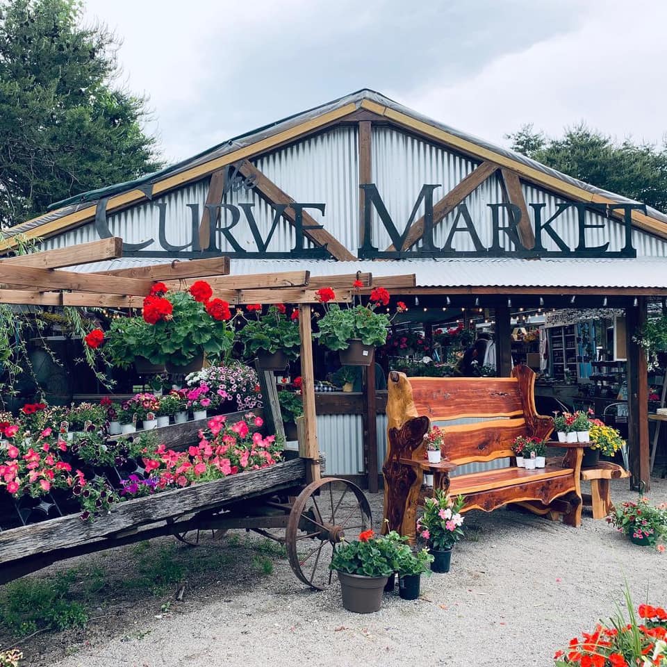 The Curve Market in Scott, AR. A farmer's market offering fresh produce, plants and more. 