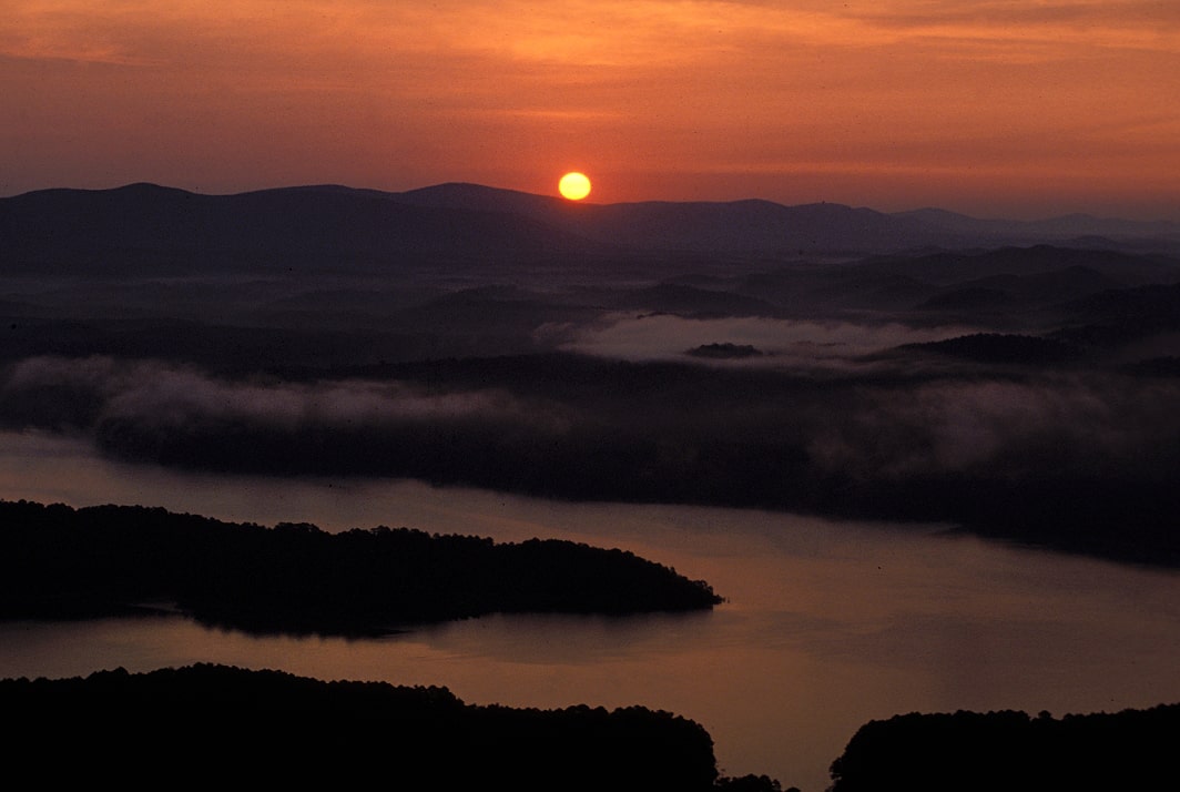 Lake Ouachita along the Four Lake Loop