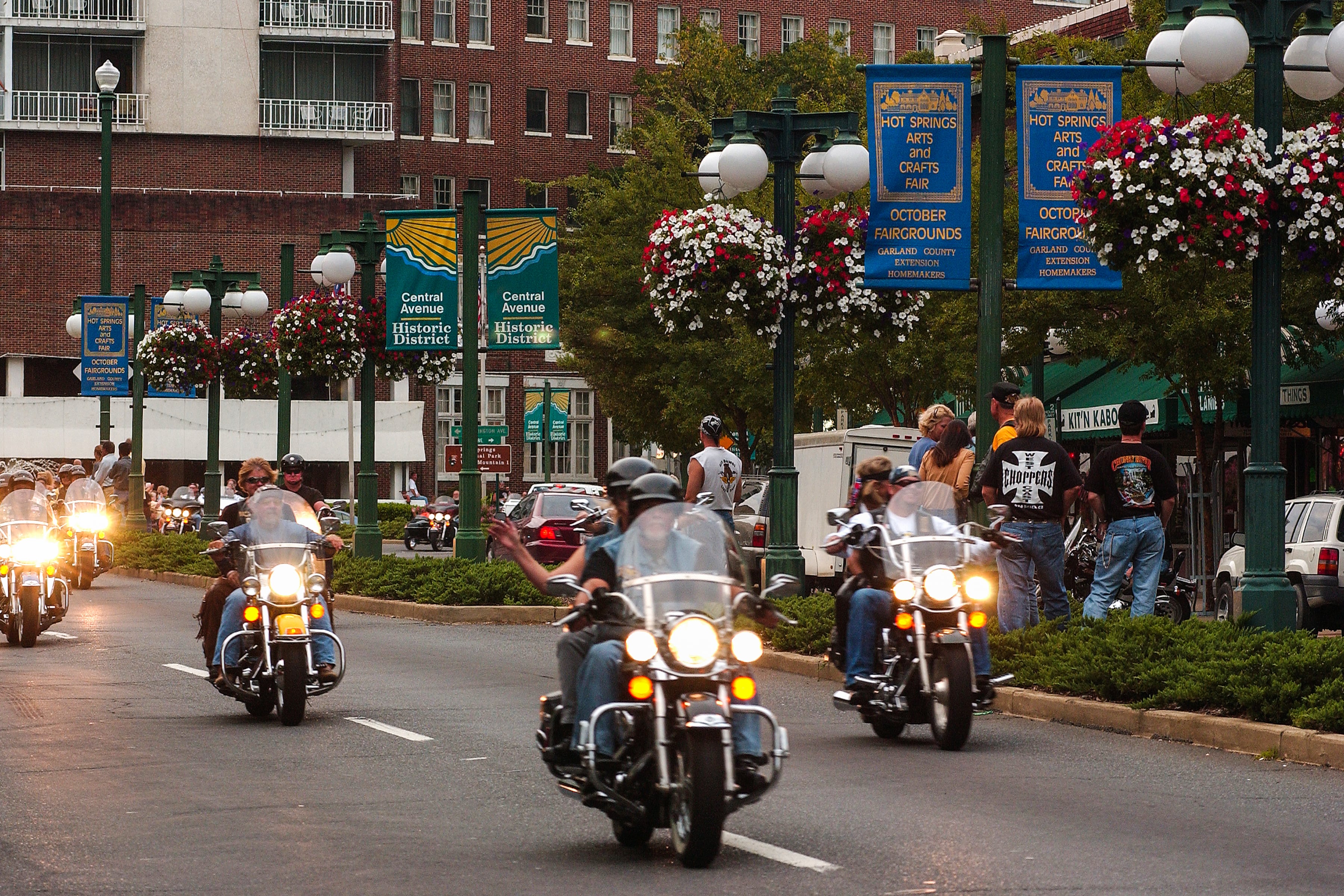 A motorcycle tour along the Diamond Run