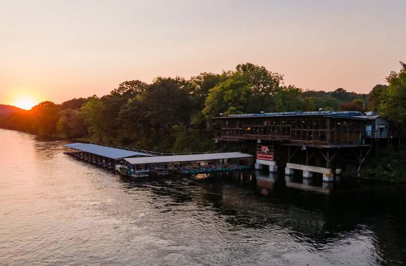 Gaston's White River Resort and Restaurant overlooking the White River