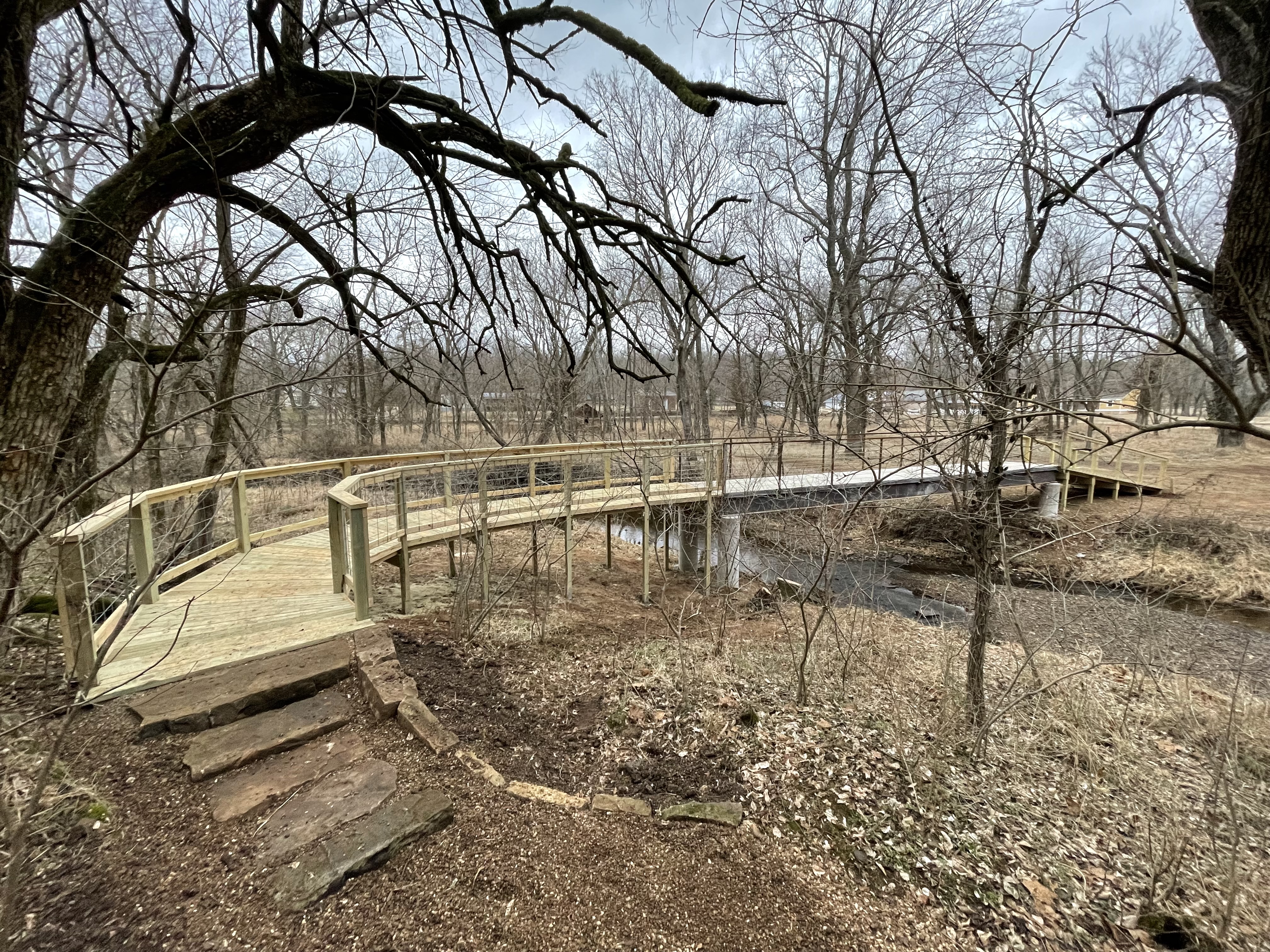 bridge over Jordan Creek at Cane Hill