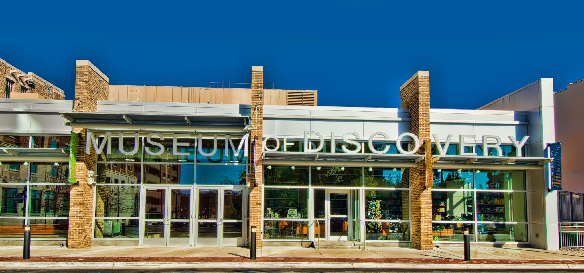 Exterior view of The Museum of Discovery