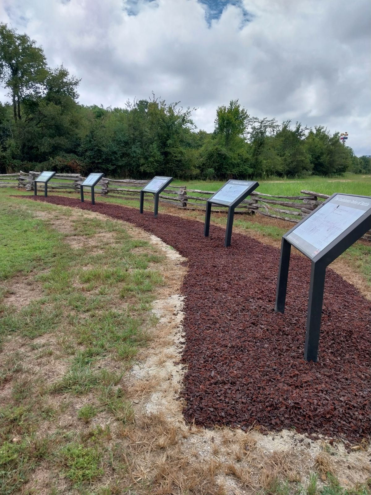 Prairie D'Ane entrance interpretive panels