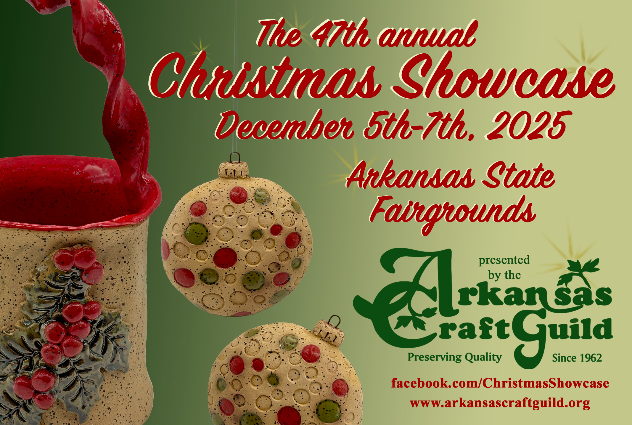 47th annual Christmas Showcase Little Rock Dec. 5-7, 2025