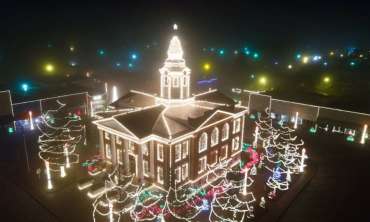 Paris Courthouse Aerial View