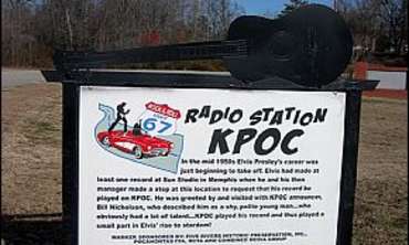 Arkansas Rock 'N' Roll Highway 67 Marker – KPOC Radio Station