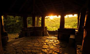 Scenic overlook at sunrise