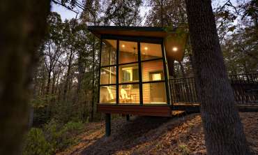 Camper Cabin at Storm Creek Lake Recreational Area Campground 