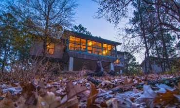 Beautiful cabins overlook Moro Bay at Moro Bay State Park