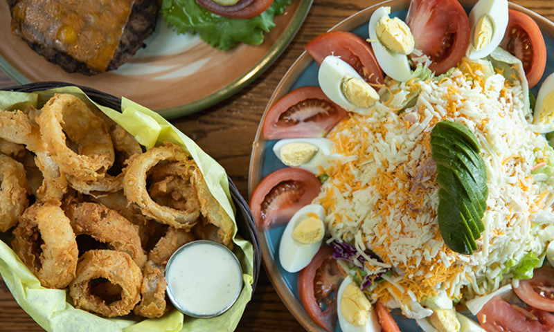 Harbor's Onion Rings are Hand Breaded