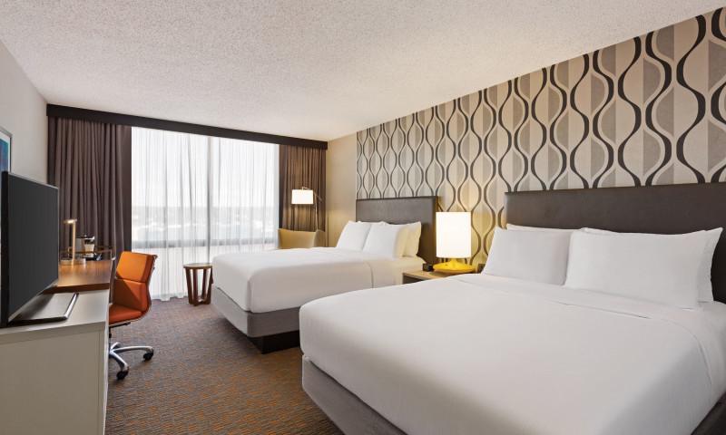 double queen guest room