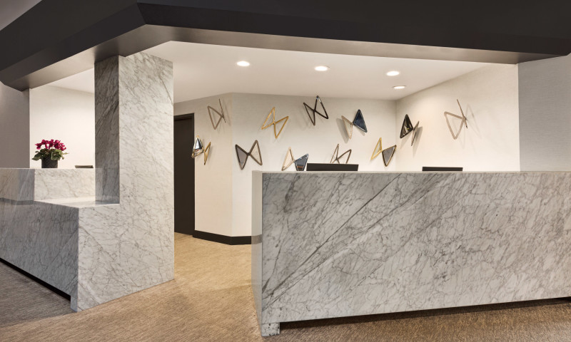 front desk area