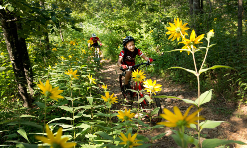 Mountain biking at Mount Magazine