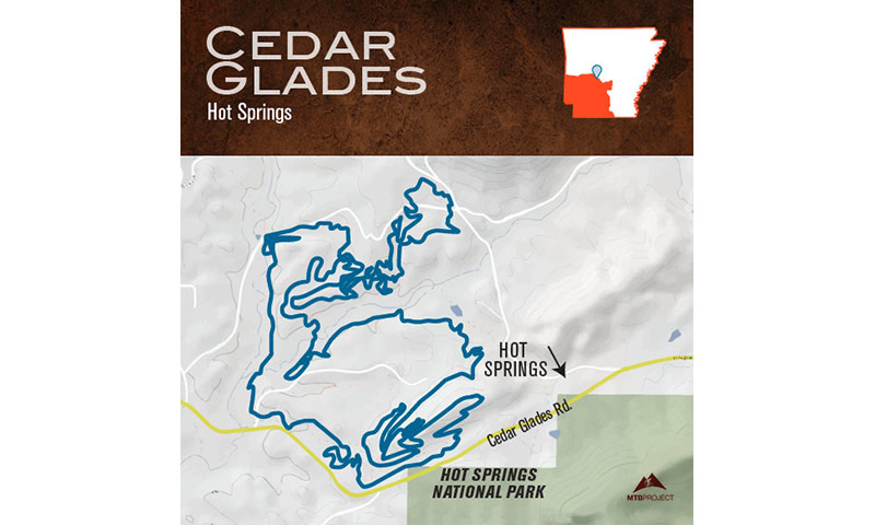 Cedar Glades Trail Hot Springs National Park AR Arkansas