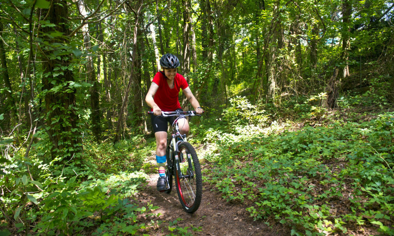 Mountain biking the Ouita Coal Company Trail