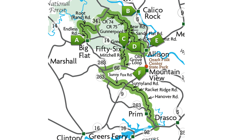 Ozark National Forest Ride
