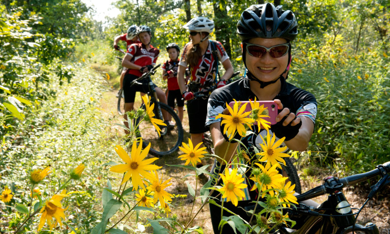 Mountain biking at Mount Magazine