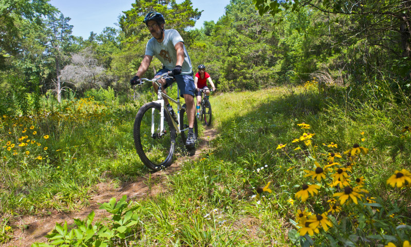 Mountain biking the Ouita Coal Company Trail