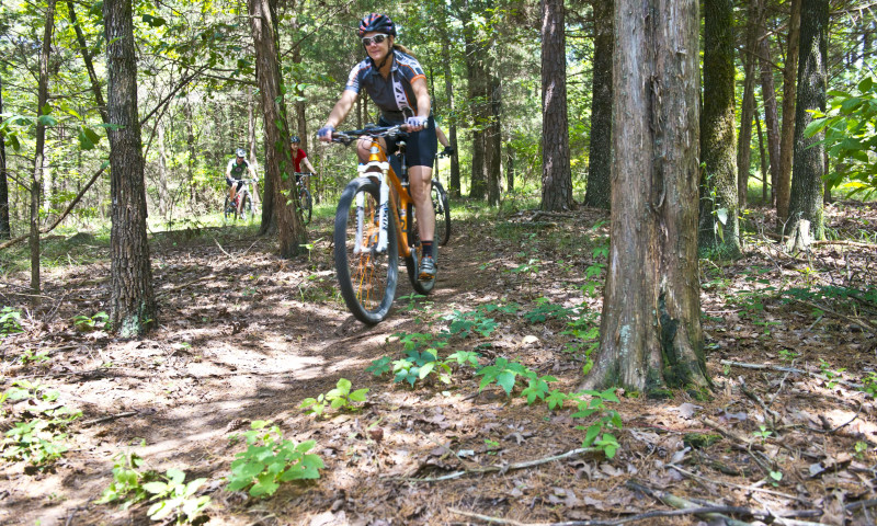 Mountain biking the Ouita Coal Company Trail